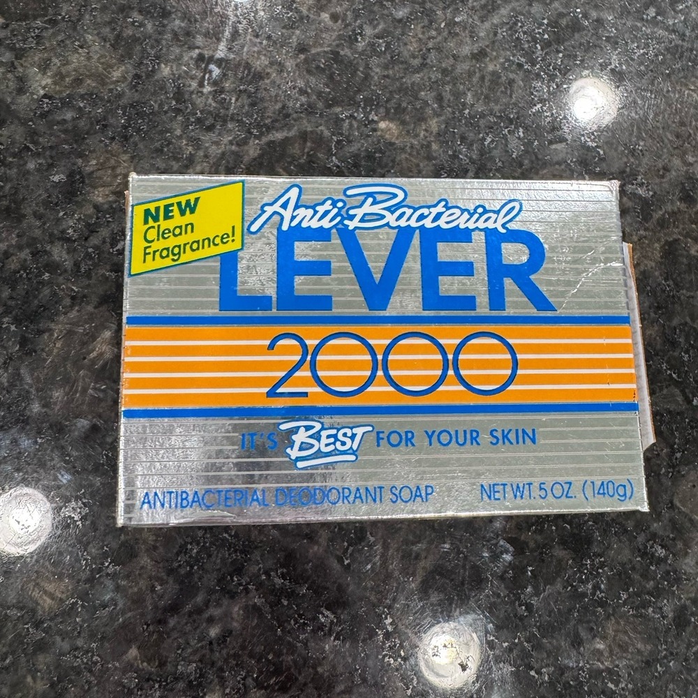Vintage Lever‎ 2000 Anti-Bacterial 1 Bar Pack Deodorant Soap